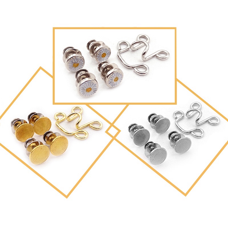 Nút Quần Jean Không Cần Đóng Đinh Có Thể Tháo Rời Tiện Dụng