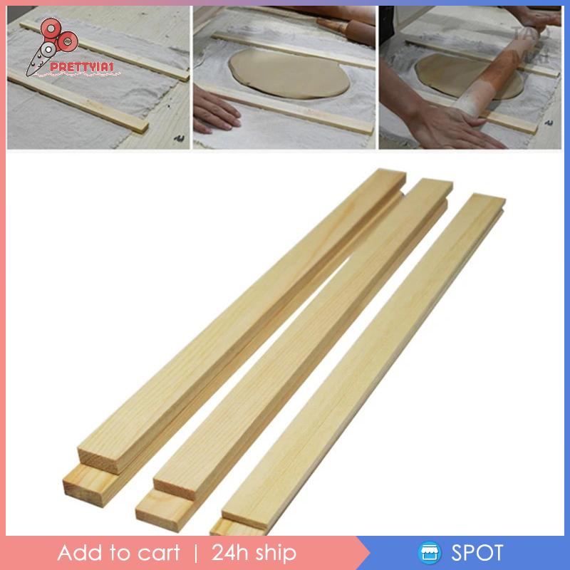 [Prettyia1] Set 6 Thanh Gỗ Cuộn Hướng Dẫn 5 7 10mm