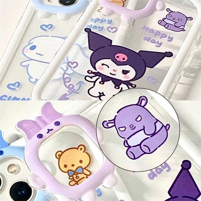 ✅Ốp Điện Thoại Họa Tiết Hoạt Hình Melody Kuromi / kt Cho Apple iPhone1314 8p xr 11 12
