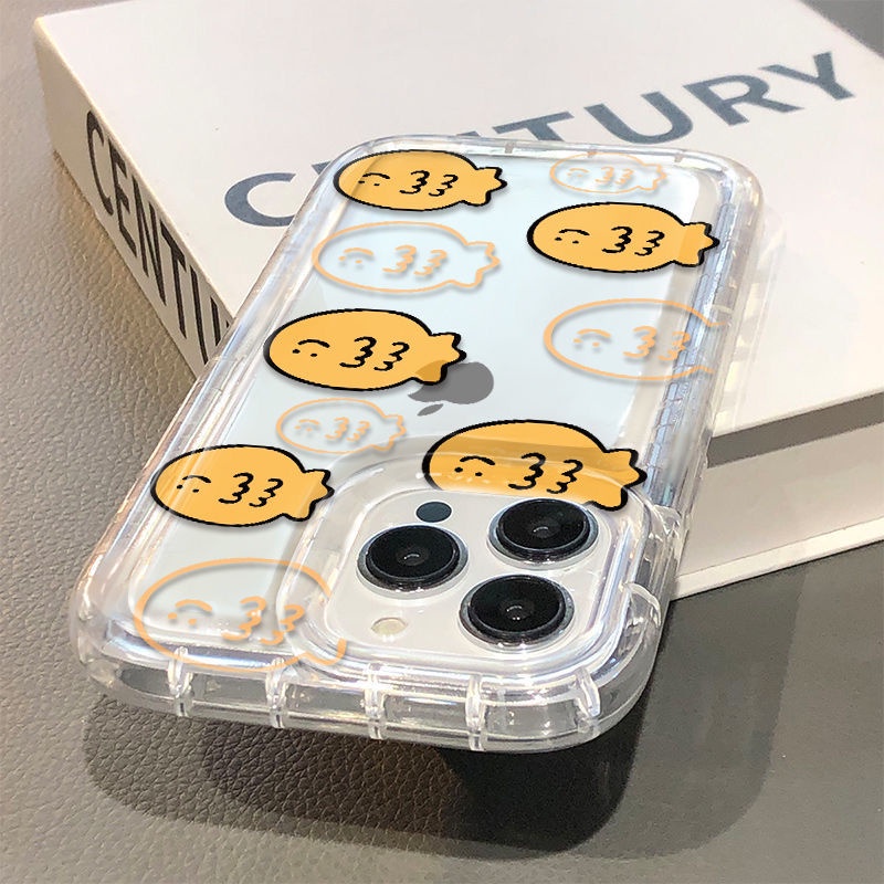 ✅Ốp Điện Thoại Túi Khí Mềm Hình Cá Nhỏ / Mèo Dễ Thương Cho Iphone XR promax12x 14iPhone1167 / 138 IWZ4