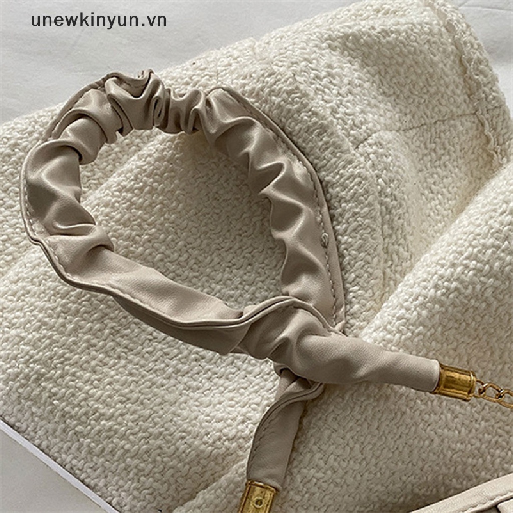 Túi Xách Đeo Dưới Cánh Tay / Đeo Chéo Bằng Da PU Mềm Hình Đám Mây