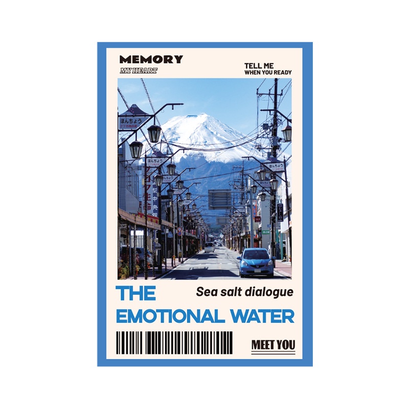 Hộp 30 Tấm / Thẻ Lời Nhắn Biểu Tượng Cảm Xúc Nước Luộc Phong Cách Hàn Quốc Sáng Tạo Thích Hợp Làm Quà Tặng