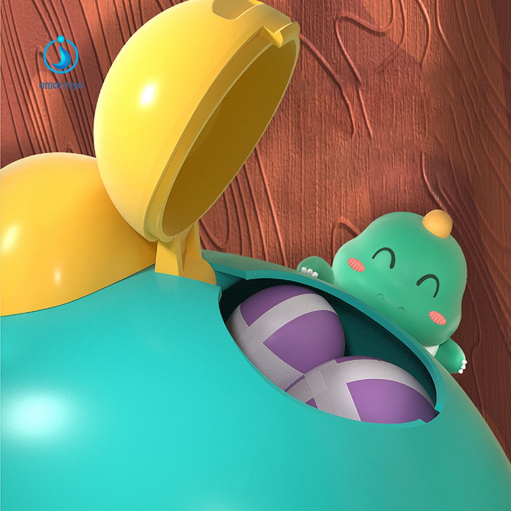 Amar Đồ Chơi Bắn Bóng Dính Bằng Vải Họa Tiết Khủng Long Đáng Yêu Dùng Ngoài Trời