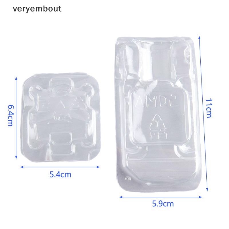 Set 10 Hộp Đựng Linh Kiện CPU 775 1155 AMD Dành Cho Intel IC Chipset