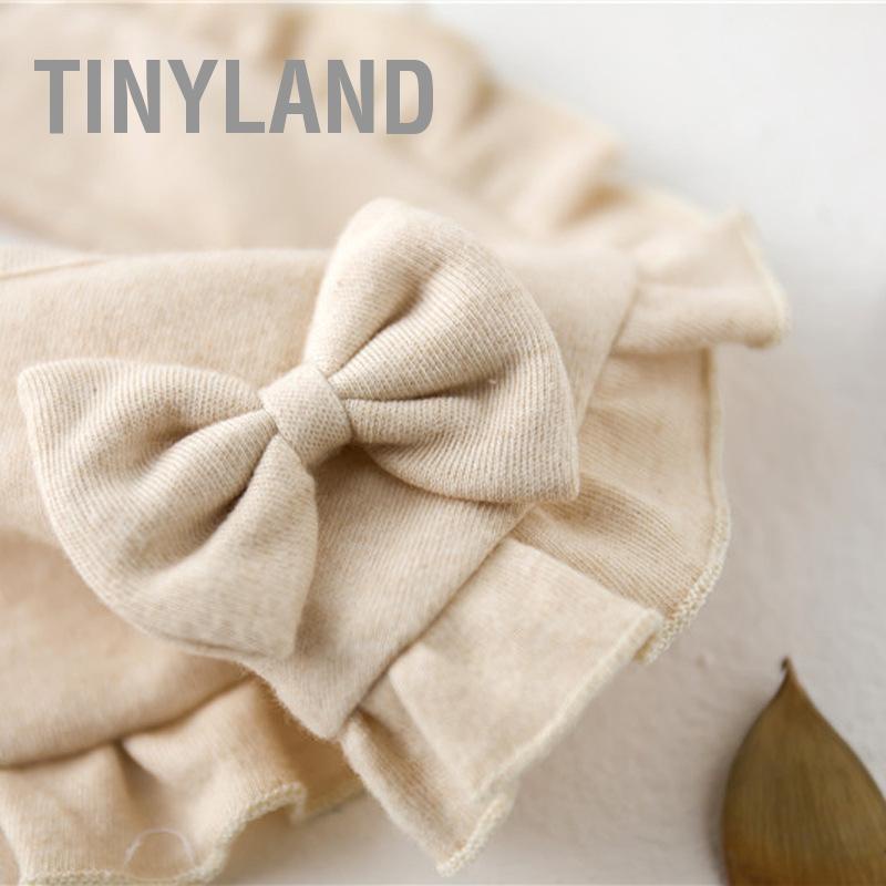 TinyLand Yếm Cho Bé Mềm Mại Nhẹ Nhàng 2 Lớp Cotton Sơ Sinh Unisex Trai Gái Mọc Răng Chảy Nước dãi