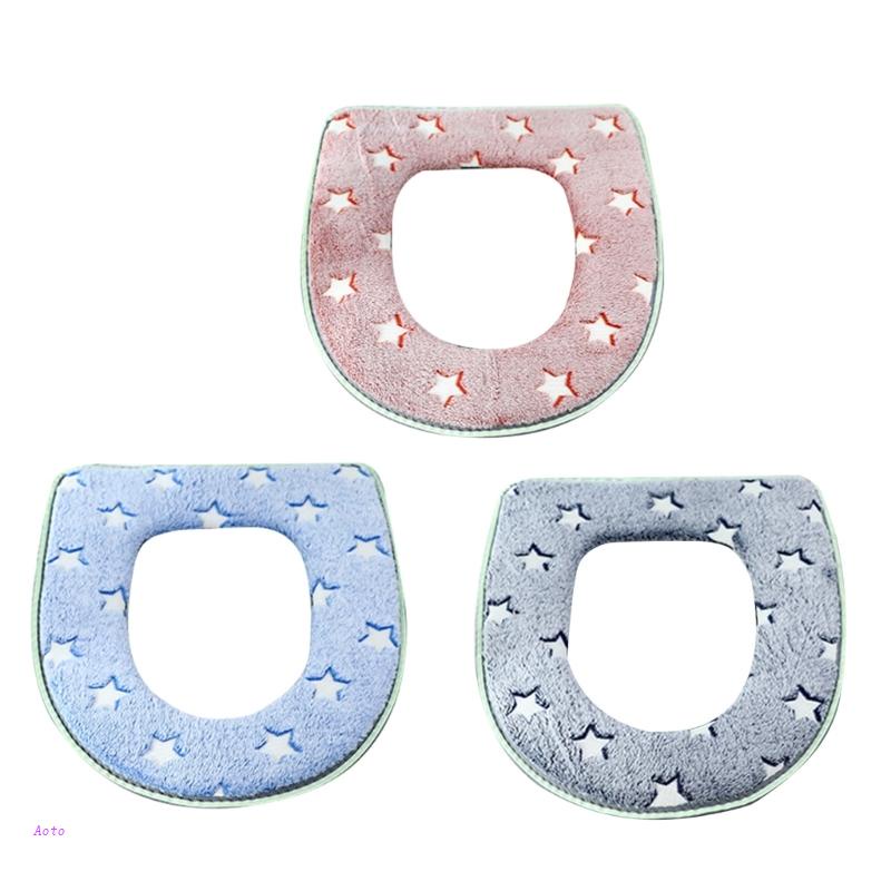 Aoto Đệm Lót Bồn Cầu Mềm Mại Thoải Mái Có Thể Giặt Được