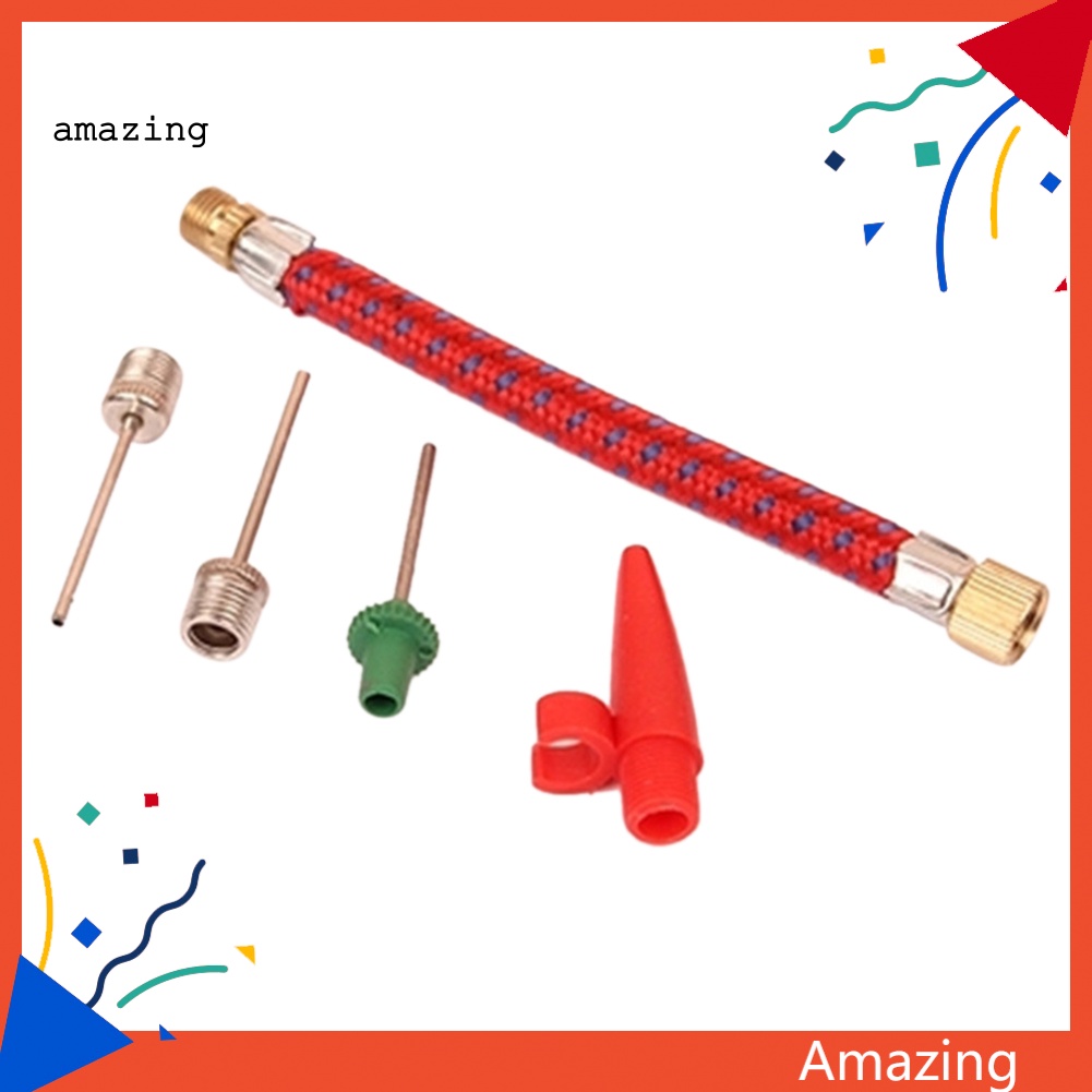 Set 5 Đầu Nối Van Bơm Hơi Lốp Xe Đạp / Bóng Đá