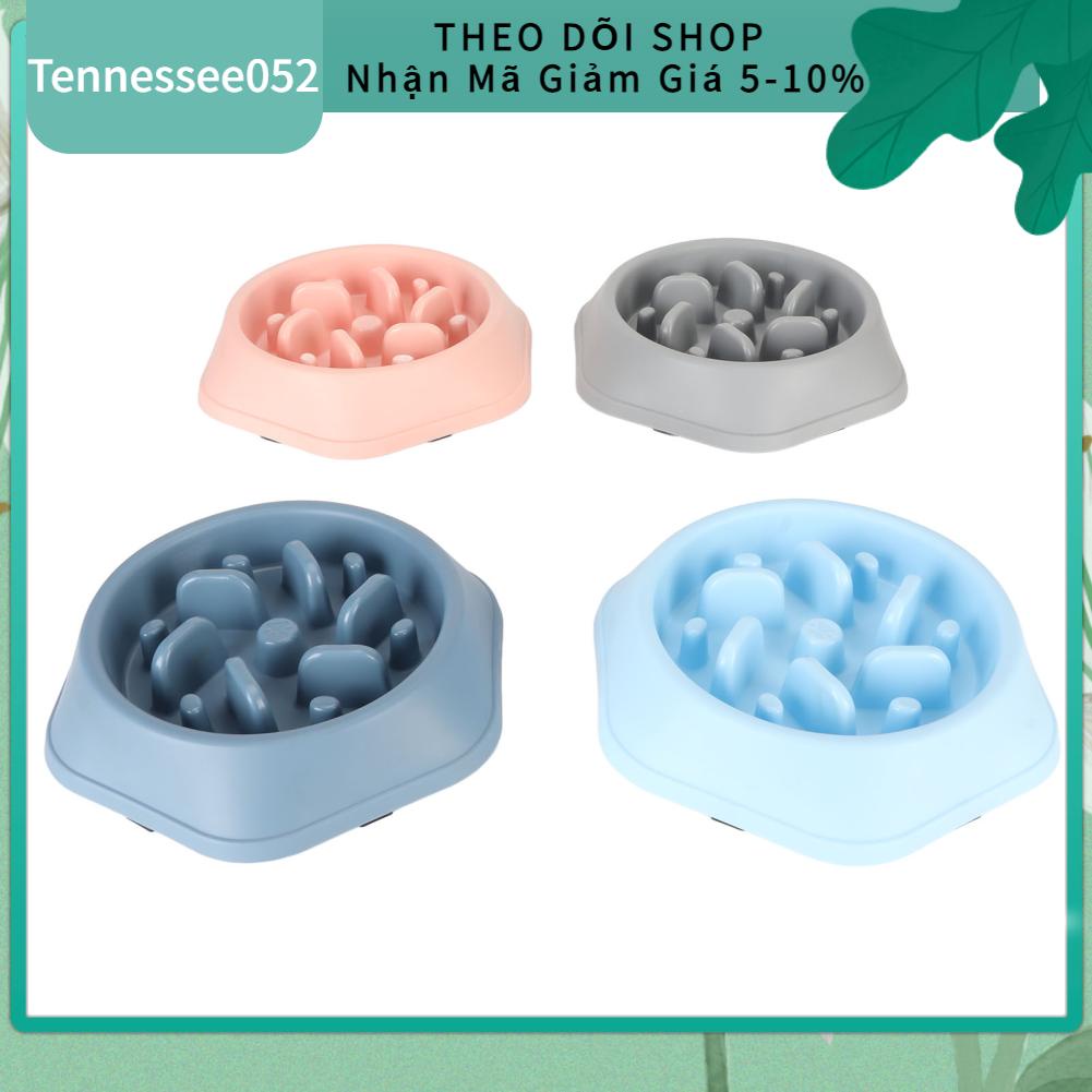 Tennessee052 Bát Thức Ăn Chậm Cho Chó Đầy Hơi Ngăn Chặn Nghẹt Thở Có Thể Giặt Xếp Hình Nhỏ Vừa