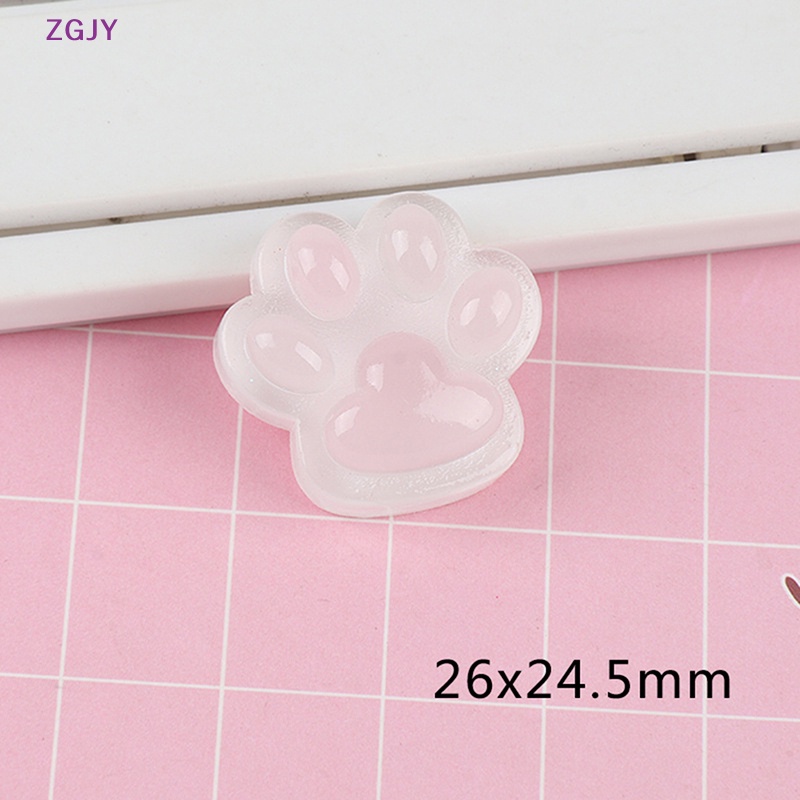 Set 5 Móng Vuốt Mèo Dạ Quang Bằng Resin Resin Màu Ngẫu Nhiên DIY Mới