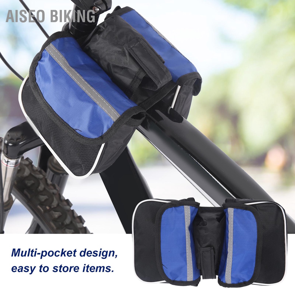 Túi Đựng Đồ Treo Khung Xe Đạp 5 Ngăn Chống Thấm Nước-Túi chùm trước xe đạp Xe leo núi Ống trên  Aiseo Biking