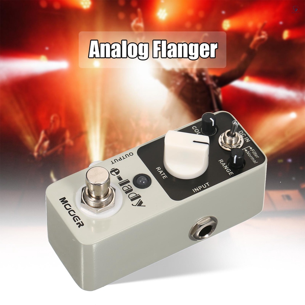 MOOER Bàn Đạp Hiệu Ứng Đàn Guitar 2 Chế Độ Vỏ Kim Loại