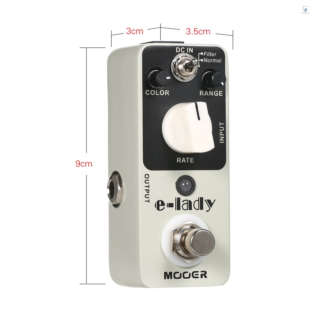 MOOER Bàn Đạp Hiệu Ứng Đàn Guitar 2 Chế Độ Vỏ Kim Loại