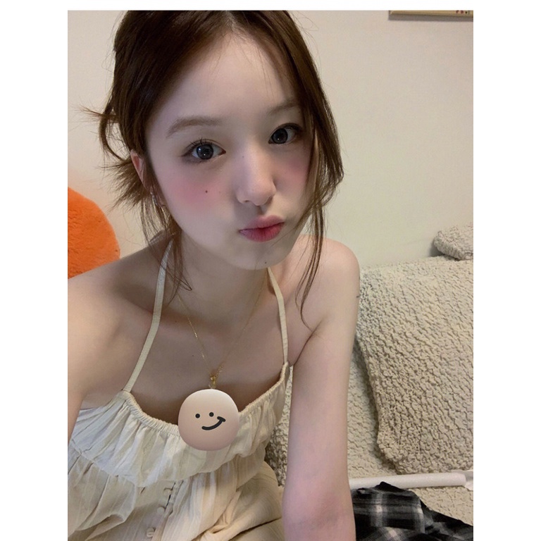 Đồ ngủ Hai Dây Dáng Ngắn Phong Cách Pháp Thời Trang Mùa Hè Hàng Mới Dành Cho Bạn Nữ