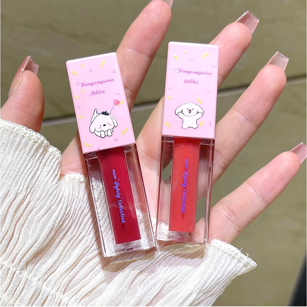 [Lovelin] Son Bóng Dưỡng Môi Hoạt Hình USLIKE Nổi Tiếng Trên web Lâu Trôi Không Dễ Phai Màu Mật Ong Trắng