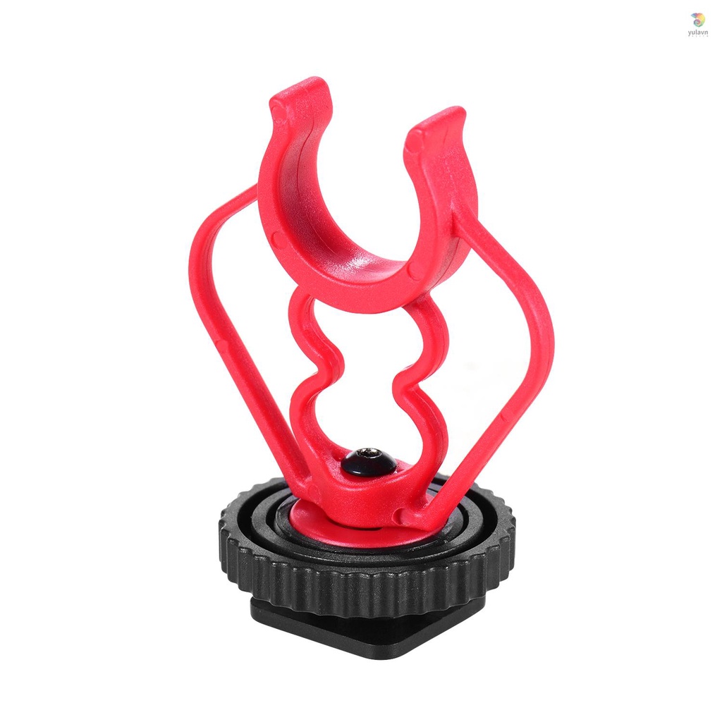 Bộ 2 Giá Đỡ Micro Bằng Nhựa ABS Màu Đen / Đỏ Thông Dụng Tiện Lợi