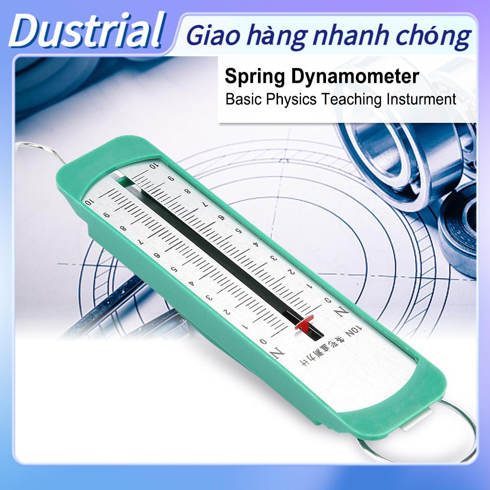 Máy đo lực kế lò xo cân bằng kép 10N Newton chuyên dụng, Dụng cụ thí nghiệm cơ học vật lý lò xo 10N Newton Meter Dustrial B.