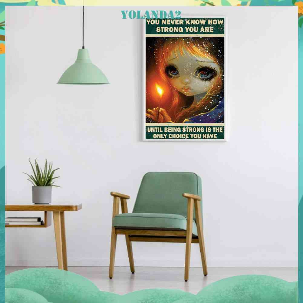 Tranh Đính Đá Kim Cương Toàn Bộ 5D DIY Hình Búp Bê