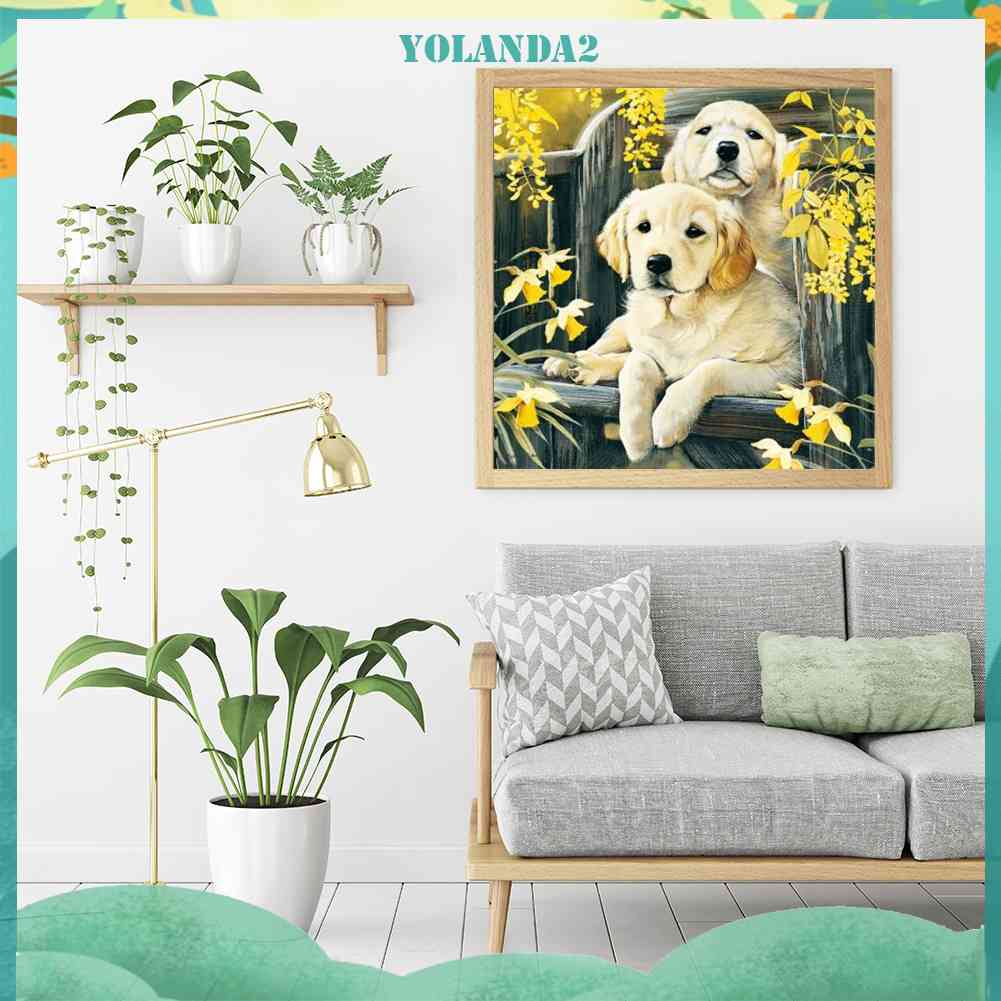 Tranh Đính Đá Kim Cương Toàn Bộ 5D DIY Hình Vẽ Vườn Hoa