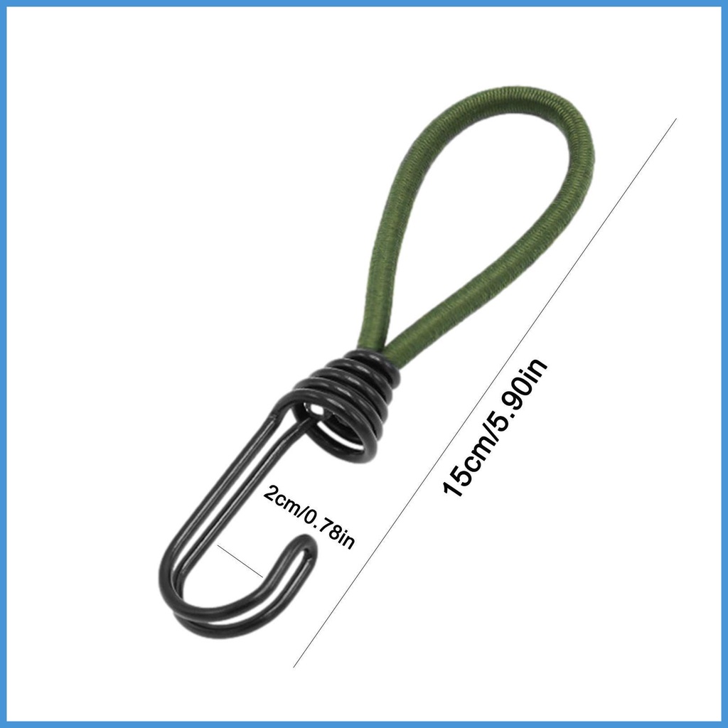 Dây Thừng Dựng Lều Co Giãn Chịu Được Sức Nặng Kèm Kẹp Carabiner Cho Hoạt Động Ngoài Trời