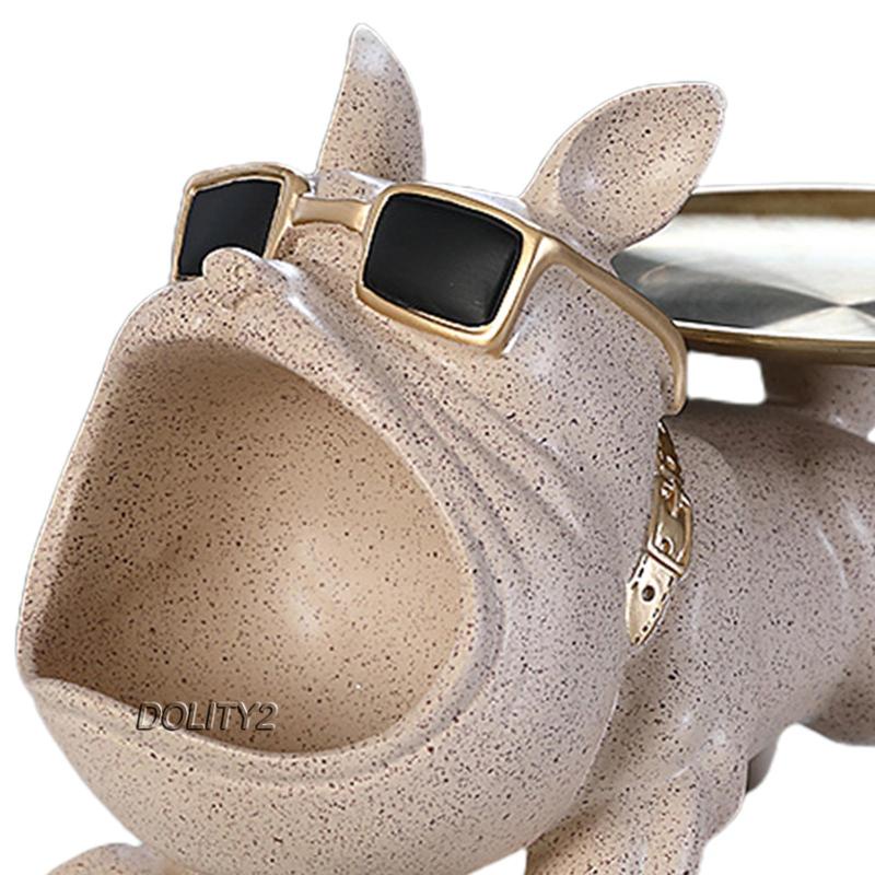 Set 2 Hộp Đựng Đồ Dùng Hình Chú Chó Bằng Nhựa Độc Đáo Trang Trí Nhà Cửa / Tiệc Tùng