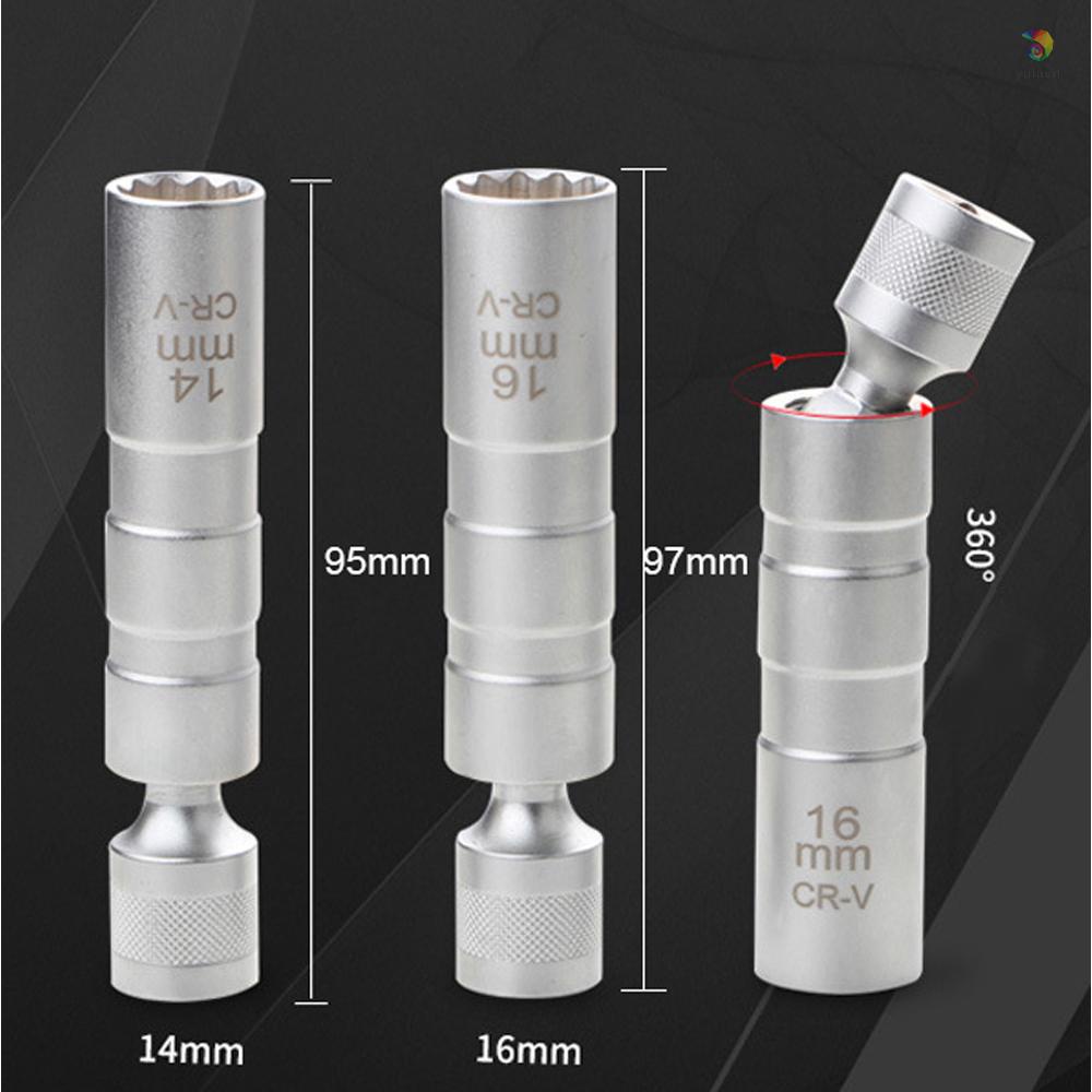 Dụng Cụ Tháo Gỡ Sửa Chữa Xe Hơi 12 Góc 3 / 8 Inch Bằng Thép Vanadium