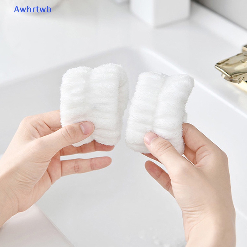 1 Cặp Băng Đeo Cổ Tay Thấm Hút Mồ Hôi Linh Hoạt Có Thể Tái Sử Dụng Cho Rửa Mặt Mới