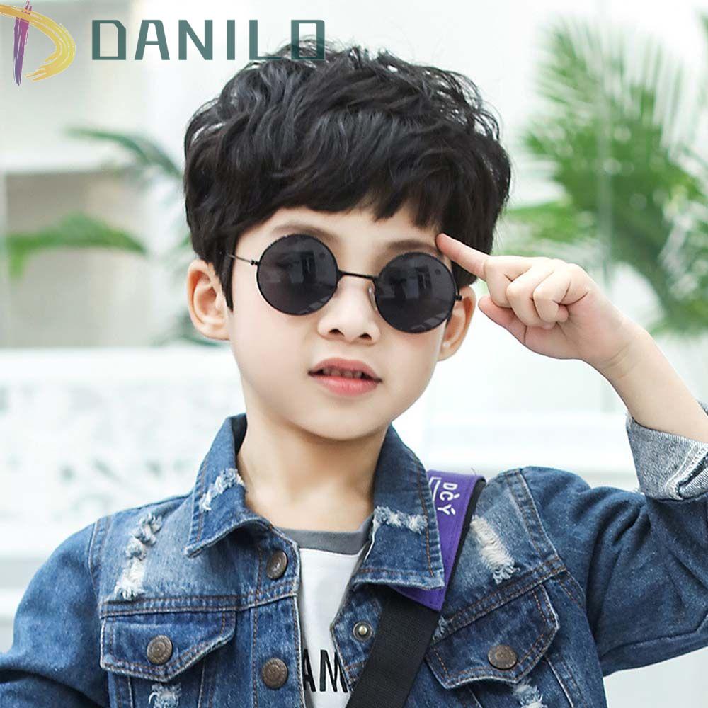 Kính Mát Tròn Gọng Kim Loại Sang Trọng Cho Bé