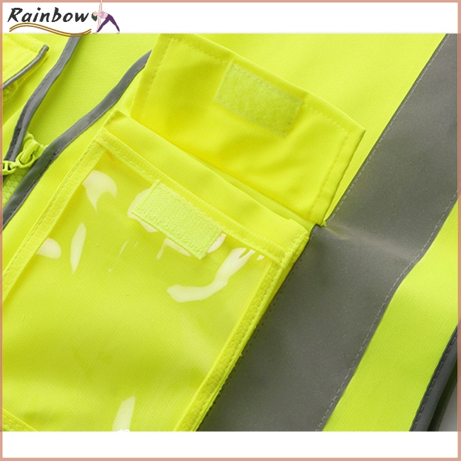 Bộ Quần Áo Bảo Hộ Phản Quang Không Tay An Toàn Khi Lái Xe