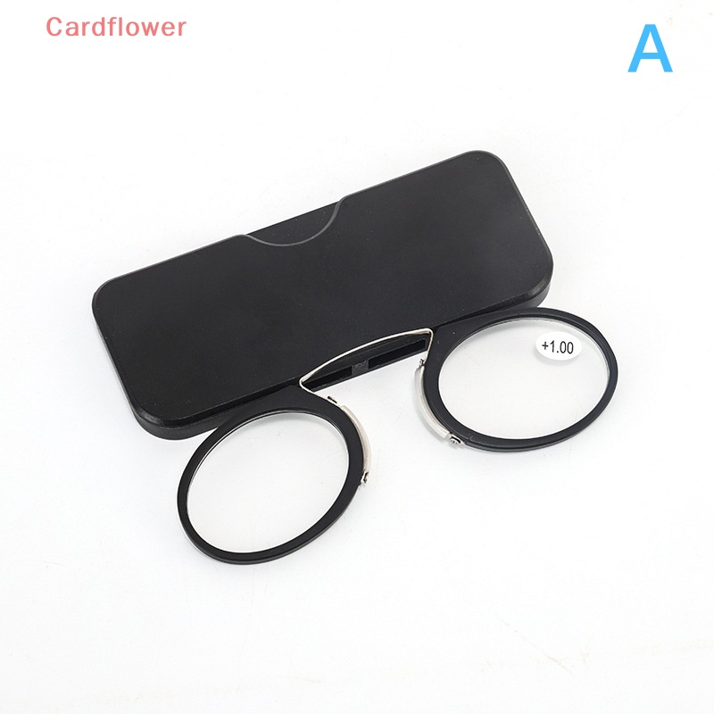 < Cardflower > Hàng Bán Chạy Kính Đọc Sách Đọc Sách Dạng Kẹp Mũi Mini Siêu Mỏng Có Thể Mang Theo Phong Cách Mới