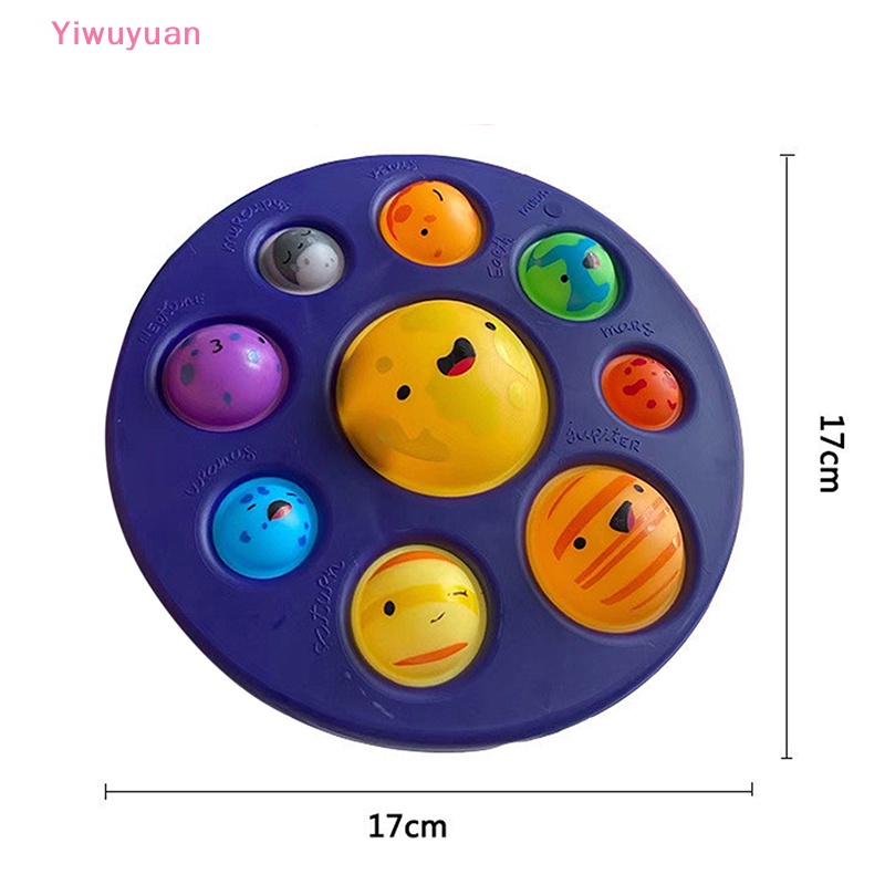 < Yiwuyuan > Tám Hành Tinh Đơn Giản Dimple Popset Đồ Chơi Giảm Căng Thẳng Mới