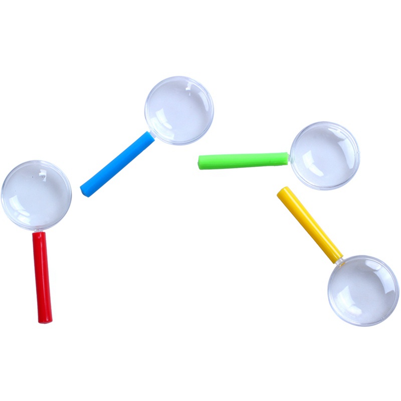 Set 4 Kính Lúp Đồ Chơi mini Bằng Nhựa Dành Cho Bé