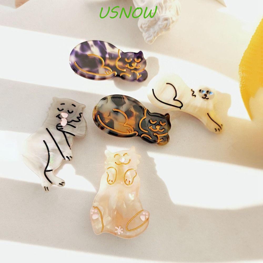 Kẹp Tóc Mỏ Vịt Họa Tiết Hình Học Phong Cách Hàn Quốc Cho Thú Cưng