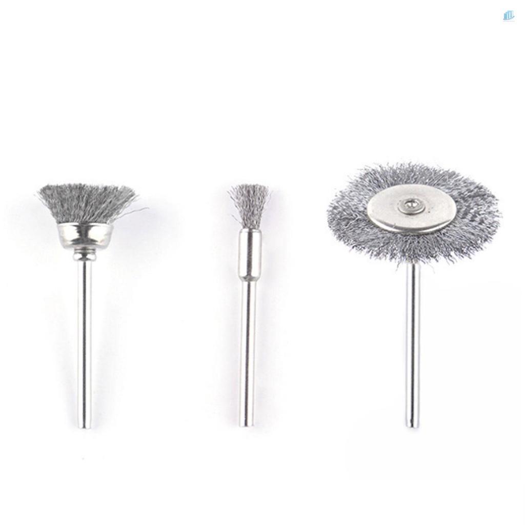 Bộ 30 Bàn Chải Dây 3mm Loại Bỏ Gỉ Sét Đánh Bóng Bề Mặt Thông Minhwatchinone