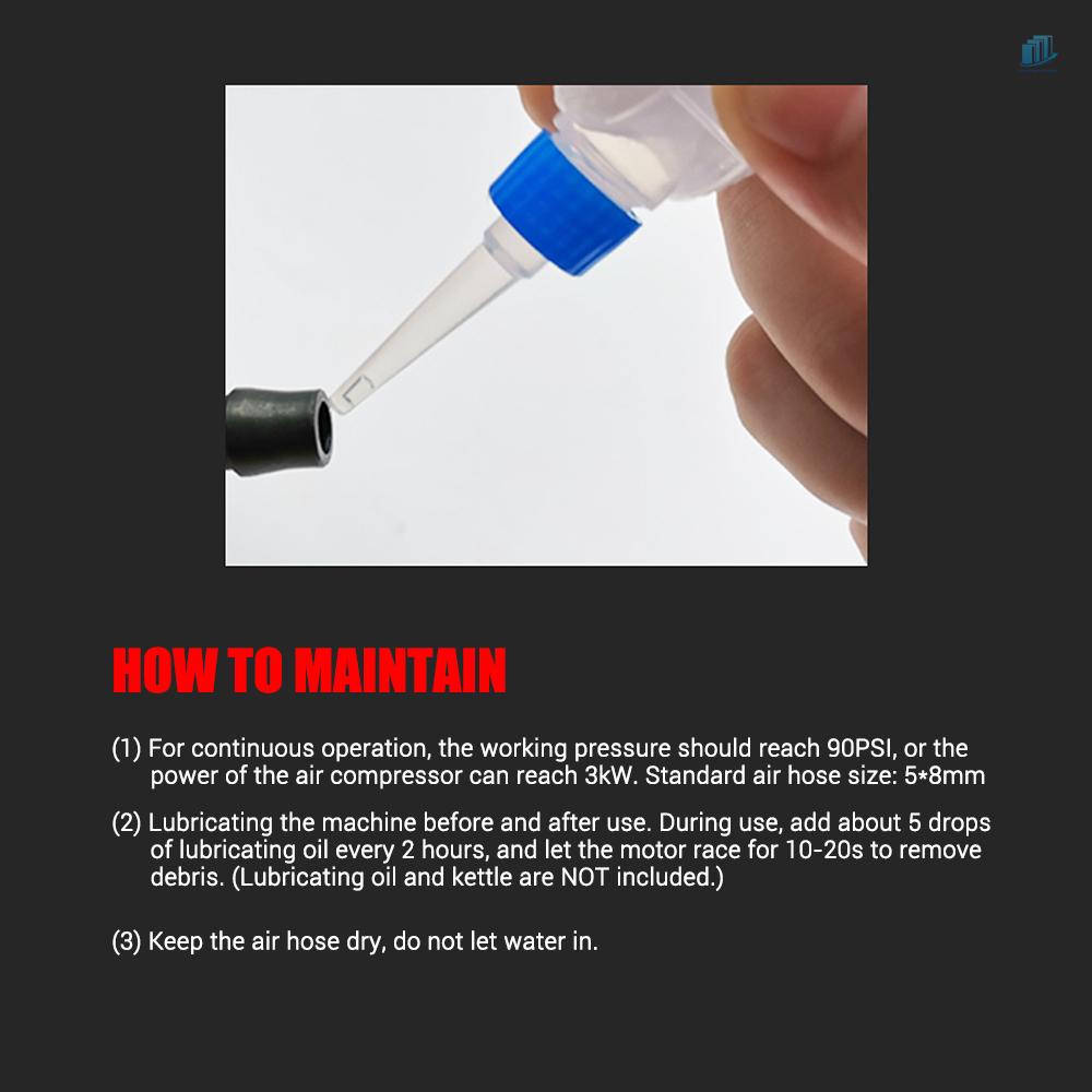 Máy Mài Khí Nén Cầm Tay Mini (s2mwvn) Với Đế 100x110mm Tốc Độ Cao Cho Đồ Nội Thất / Làm Việc