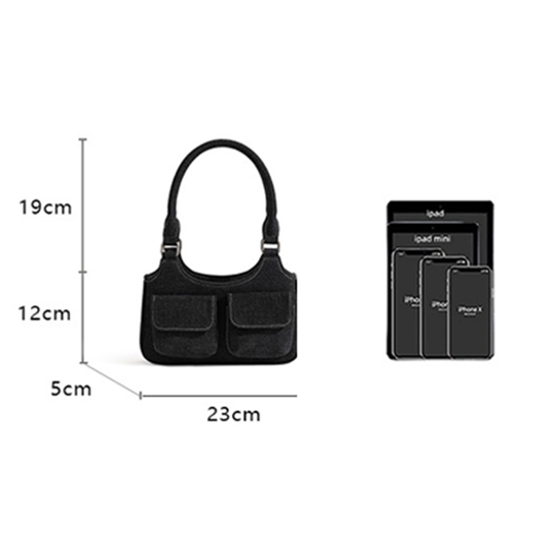 Túi Xách Vải canvas Màu Trơn Phong Cách Cổ Điển Thời Trang Cho Nữ