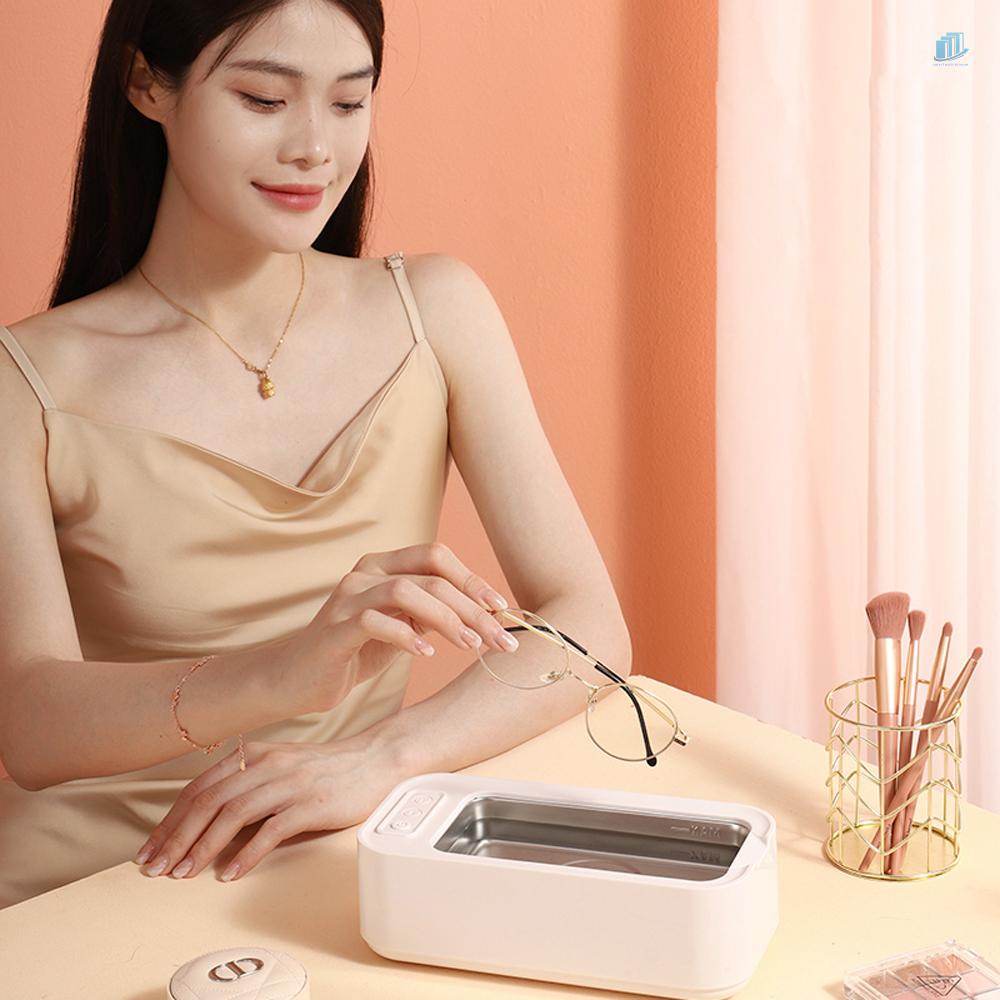 Máy Làm Sạch Mắt Kính 2 Cấp Độ IP54 400ml 47KHz Bằng Thép Không Gỉ