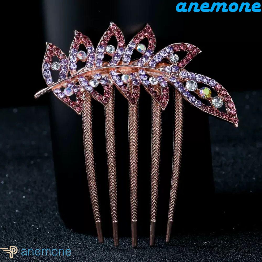 Trâm Cài Tóc Hình Cành Lá Phong Cách Vintage Dành Cho Cô Dâu|Lược Chải Tóc Phong Cách Hàn Quốc Xinh Xắn Cho Nữ