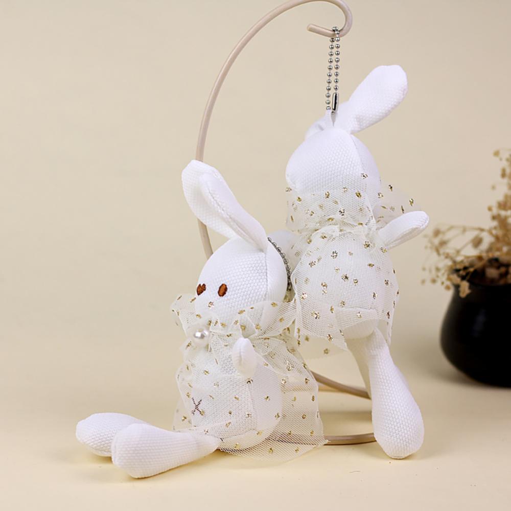 1 Thỏ Nhồi Bông 20cm Treo Chìa Khóa Cho Bé A4U8