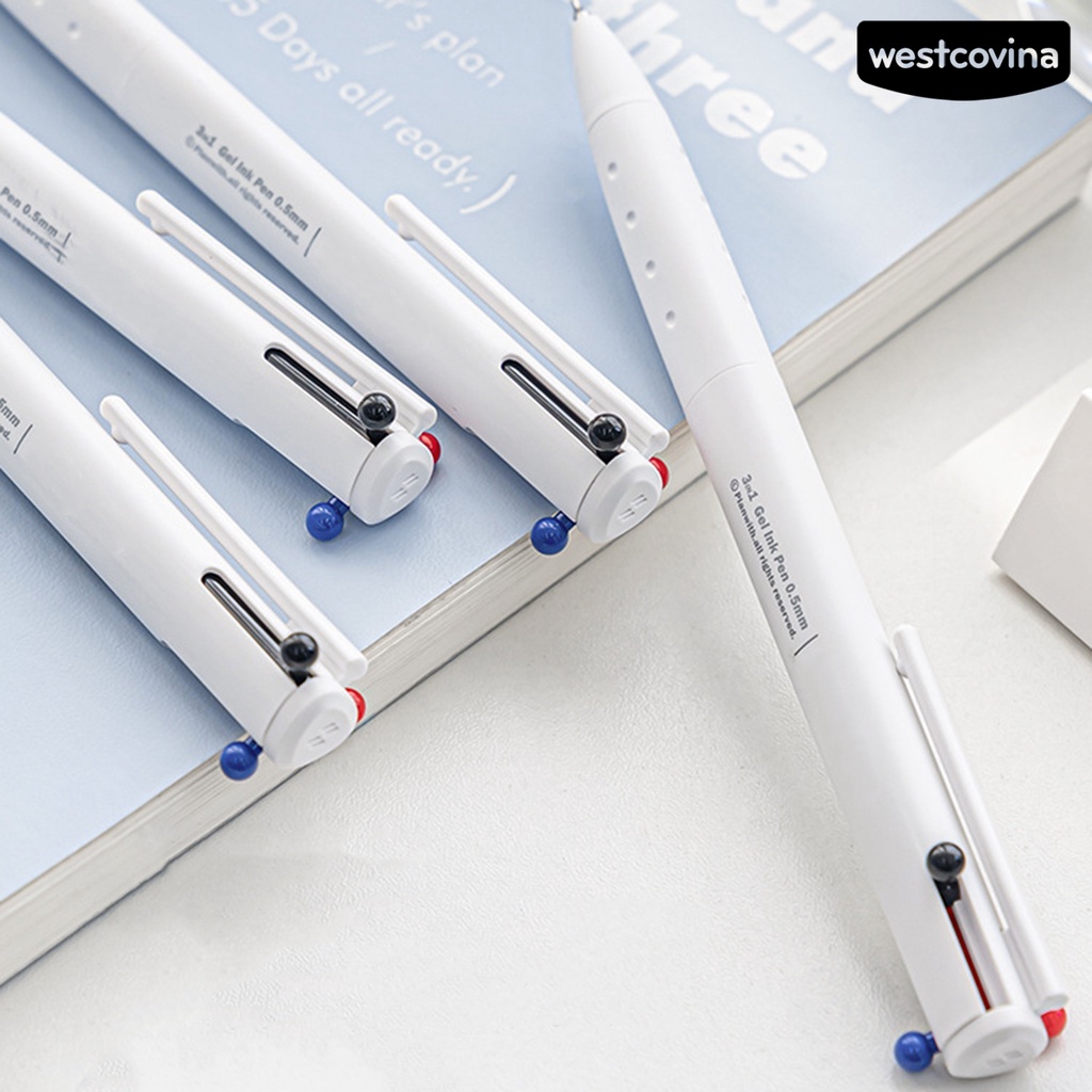 [COD]♪Bút Mực Gel Ngòi 0.5mm Màu Sắc Tươi Sáng Có Thể Tháo Rời