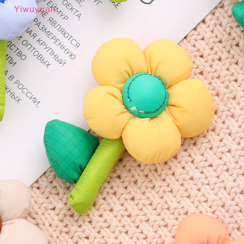 < Yiwuyuan > Ghim Cài Áo Bằng Cotton Họa Tiết Hoa Lá Nhiều Màu Sắc Macaron Hoa Giày Túi Xách Và Vớ Thời Trang Mới