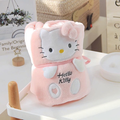 SANRIO Chăn Điều Hòa Không Khí Họa Tiết Hello Kitty Cinnamoroll Melody Luna Đáng Yêu