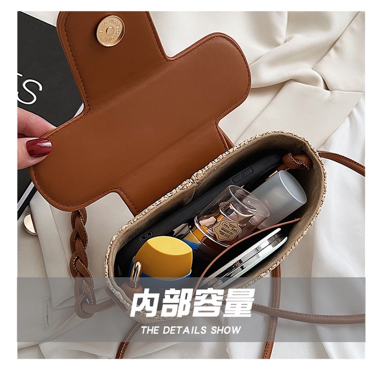 Túi Xách Đeo Vai Hình Vuông Cỡ Nhỏ Thiết Kế Đơn Giản Thời Trang Mùa Hè Xinh Xắn Cho Nữ