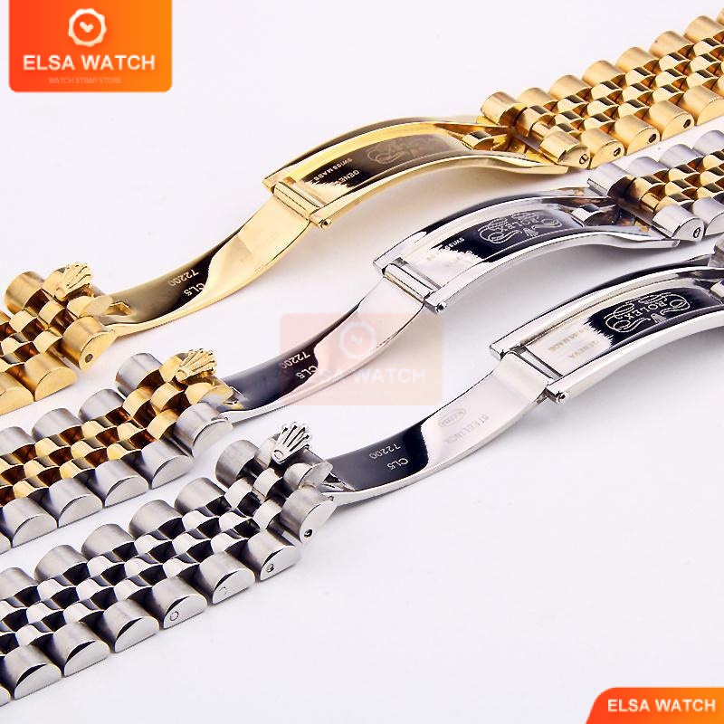 Dây đồng hồ rolex 13mm 17mm 20mm 21mm đồng hồ dây vàng rolex dây đồng hồ Datejust