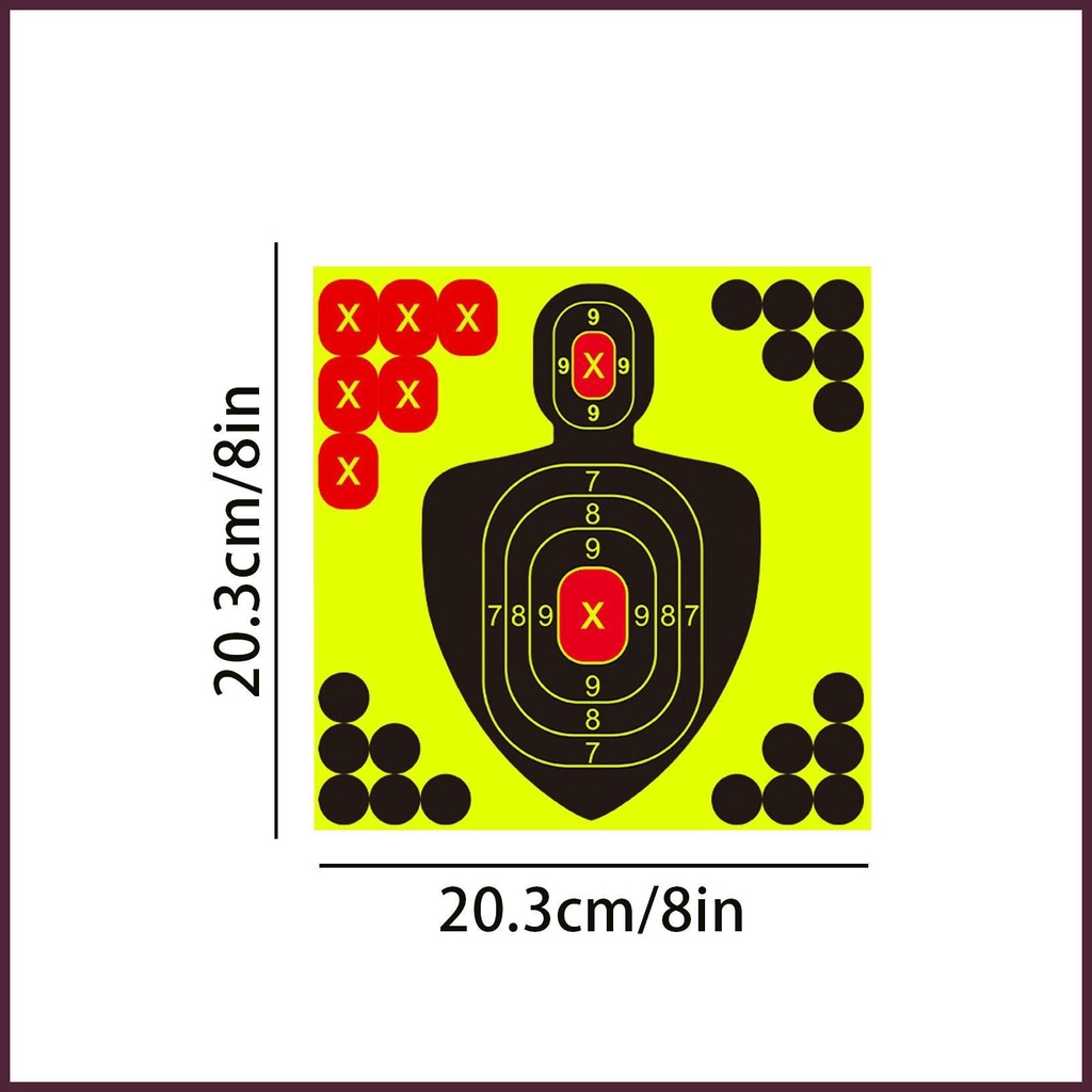 Miếng Dán Mục Tiêu Phản Quang 8 Inch Dành Cho Nam Giới