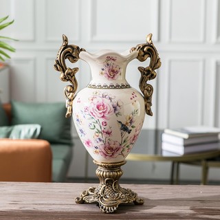 Bình hoa bằng gốm sứ mềm phong cách âu mỹ cổ điển