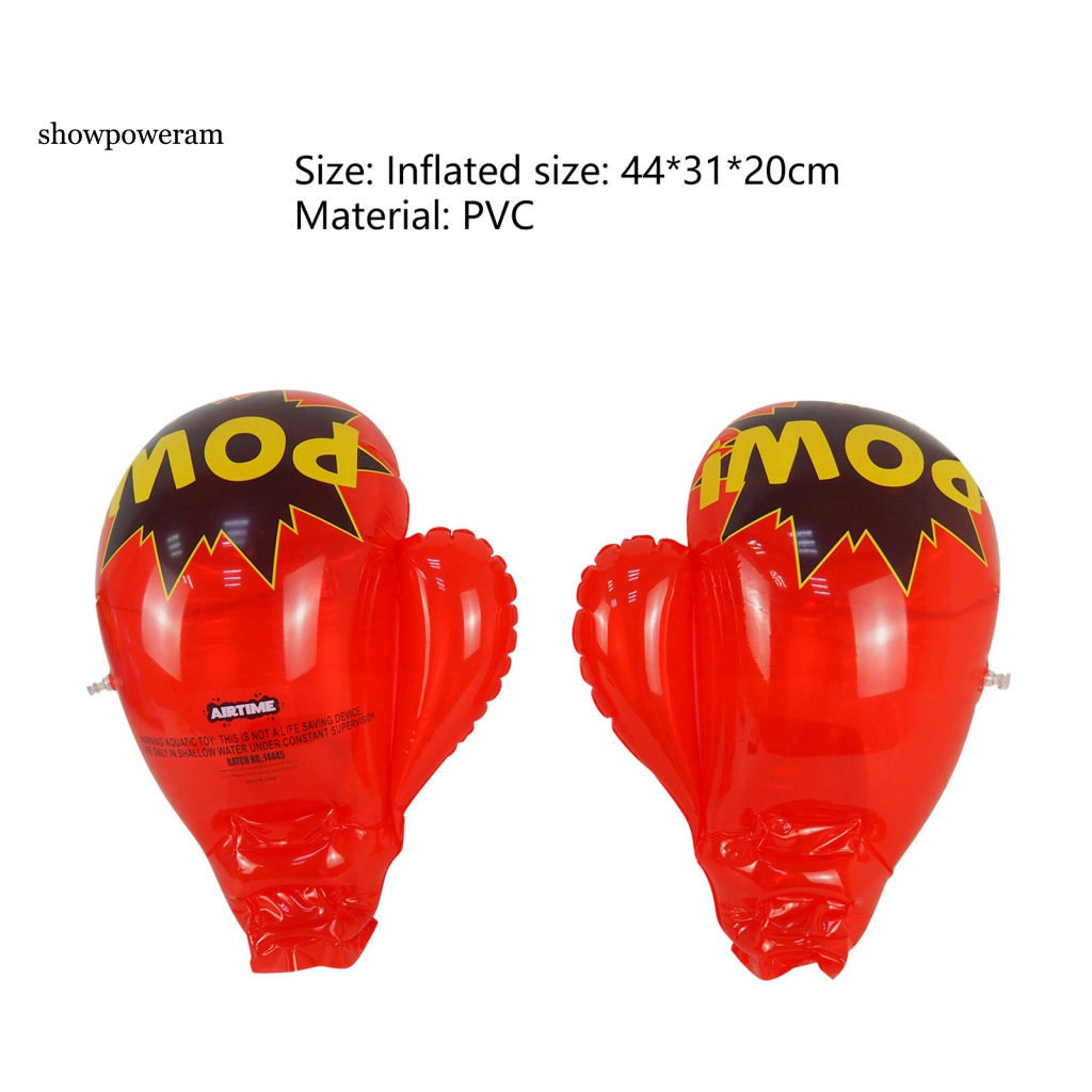 1 Đôi Găng Tay Bơm Hơi Bằng PVC Dày Dặn Dùng Đục Lỗ Trong Nhà Cho Bé