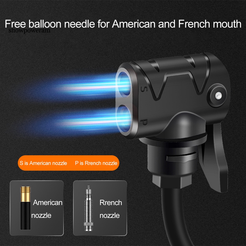 1 Bộ Bơm Hơi Xe Đạp 80-100PSI Thiết Kế Di Động Tiện Dụng