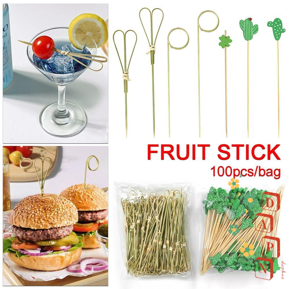 100 Que Tre Dùng Một Lần Để Trang Trí Cho Bánh Hamburger Tiện Dụng