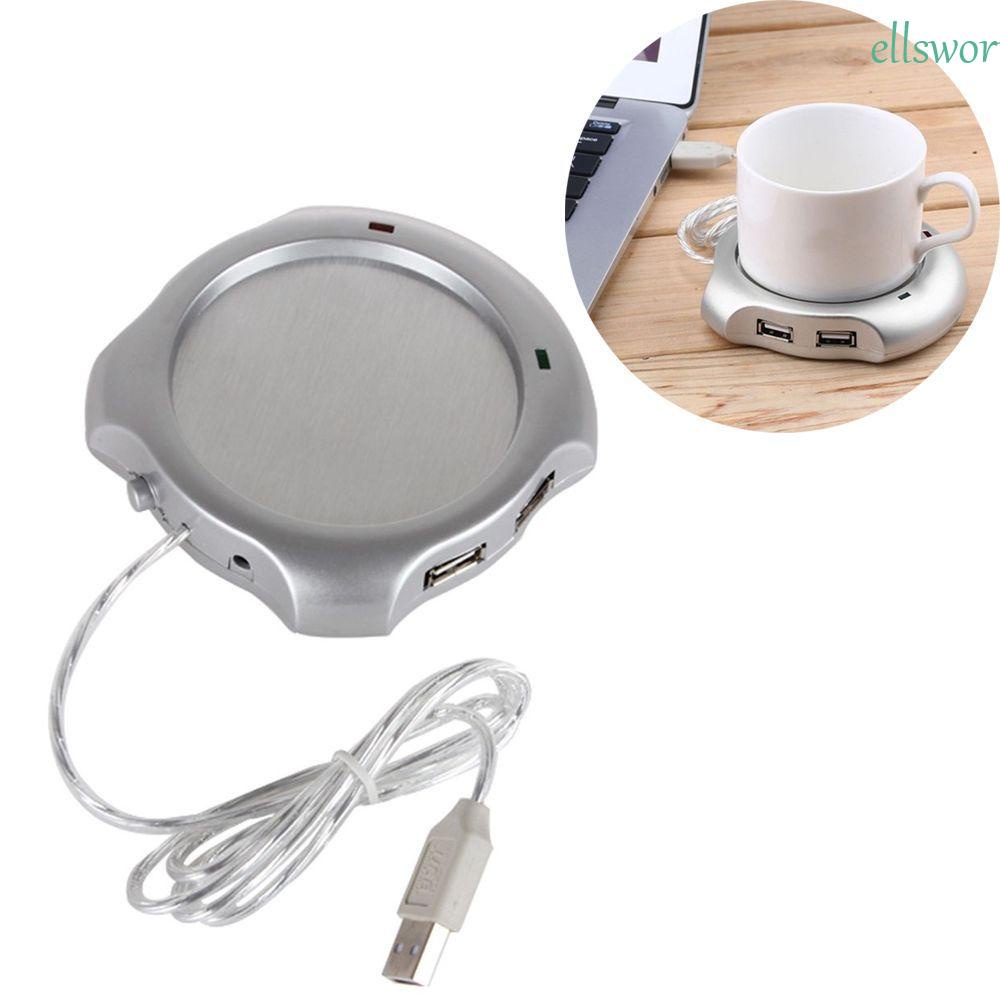 Elsworth Đế Lót Ly Mini Có Dây 4 Cổng USB Chất Lượng Cao