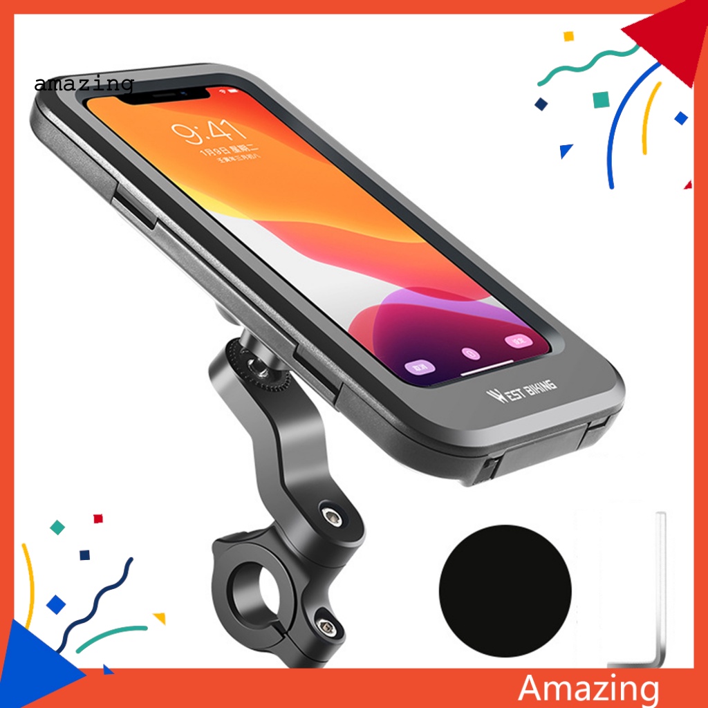 Giá Đỡ Điện Thoại Gắn Khung Xe Đạp Chống Sốc / Bụi Bẩn Tiện Dụng